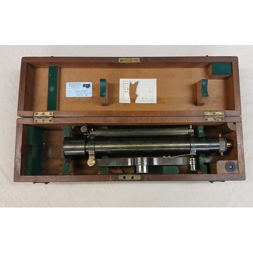 Antique dumpy level with original tripod