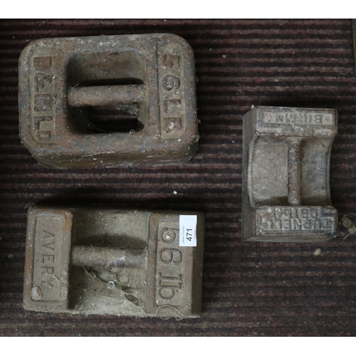 471 - 3 weights