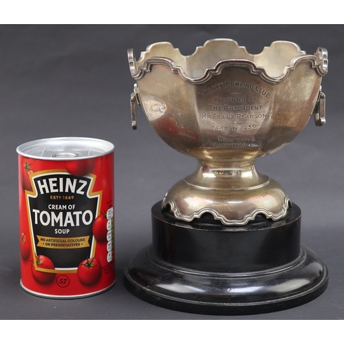 20 - Hallmarked silver handled bowl - Approx 393g