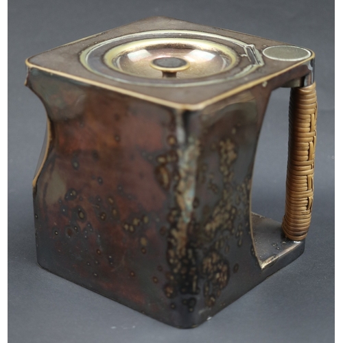 23 - The Cube - Silver plate tea service