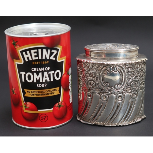 4 - Hallmarked silver tea caddy - Approx 127g