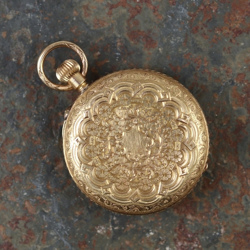 45 - 18ct gold pocket watch - Approx gross weight 45.4g