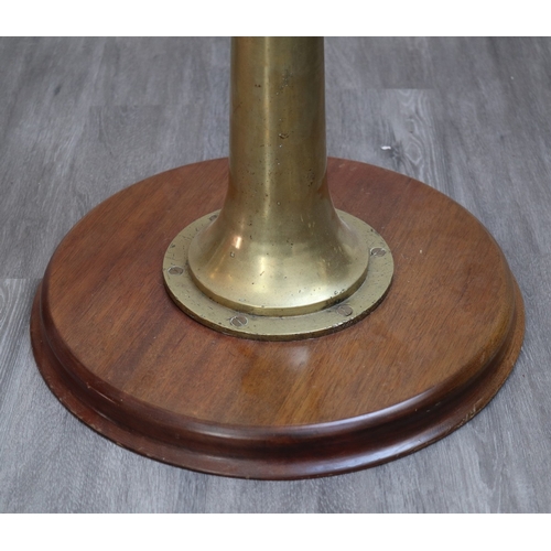 465 - Of Titanic interest, a working ships telegraph made by J W Ray & Co. of Liverpool, mounted to a ... 