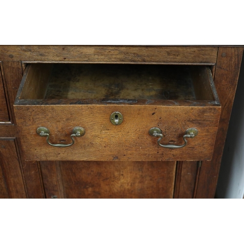 538 - Antique oak Welsh dresser - Approx size: W: 154cm D: 45cm H: 187cm