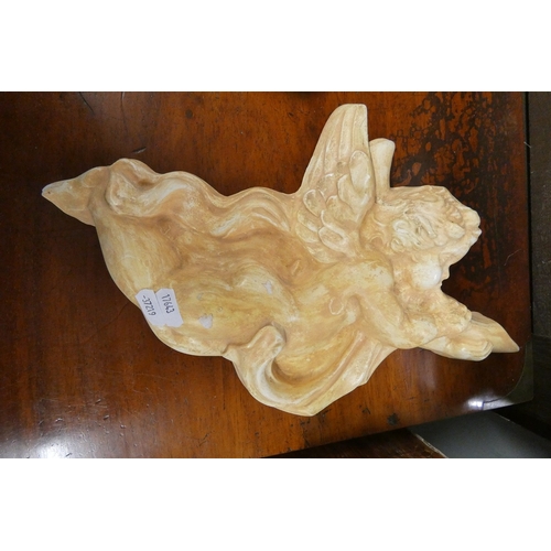 555 - Set of 4 cherub plaques