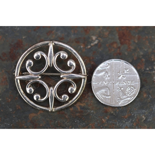 95 - Ola Gorie hallmarked silver St Magnus brooch