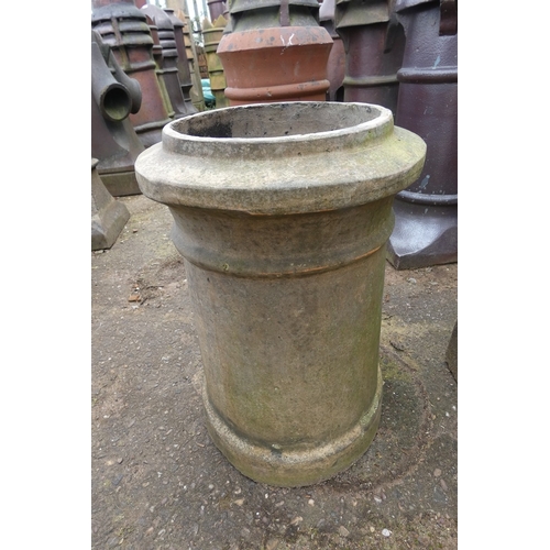 Round Buff Chimney Pot – Buff terracotta pot. Approx. 510mm tall; 340mm ...