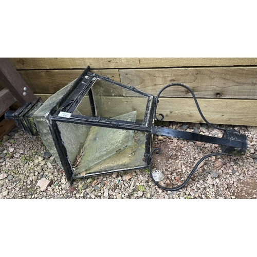 29 - Large wrought iron lamp