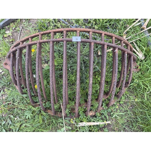 56 - Two wrought iron feeders