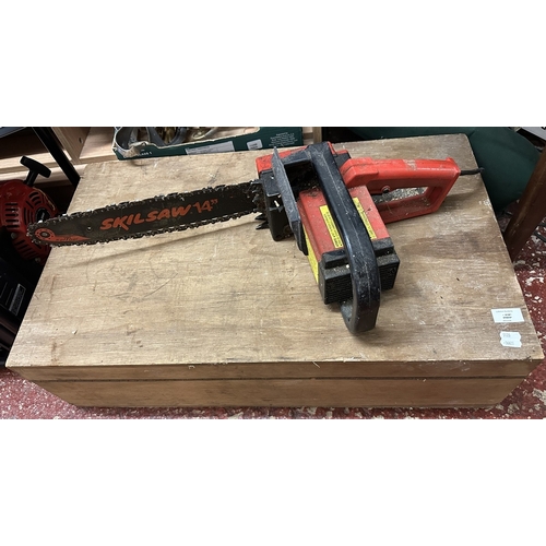 7 - Collection of tools to include a chainsaw