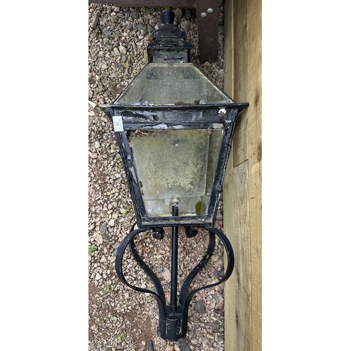 29 - Large wrought iron lamp