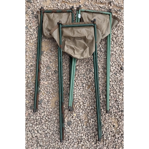 32 - Three military foldable basins&nbsp;