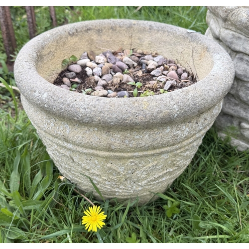 53 - Two stone planters