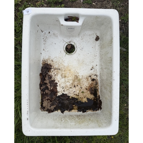 58 - Belfast sink - Approx L: 62cm W: 47cm H: 29cm