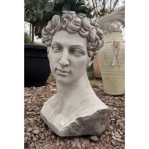 63 - Planter in a form of David