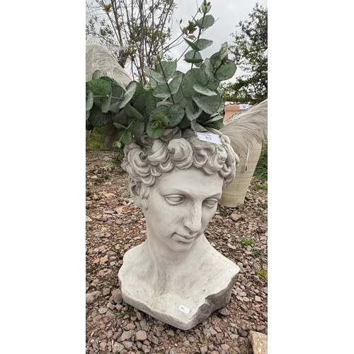 63 - Planter in a form of David