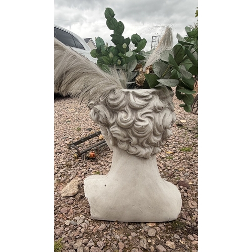 63 - Planter in a form of David