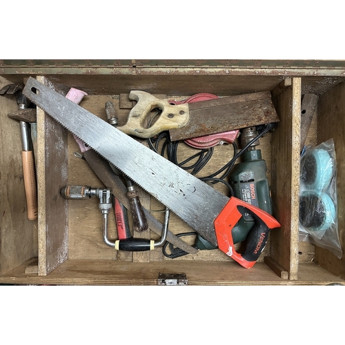 7 - Collection of tools to include a chainsaw