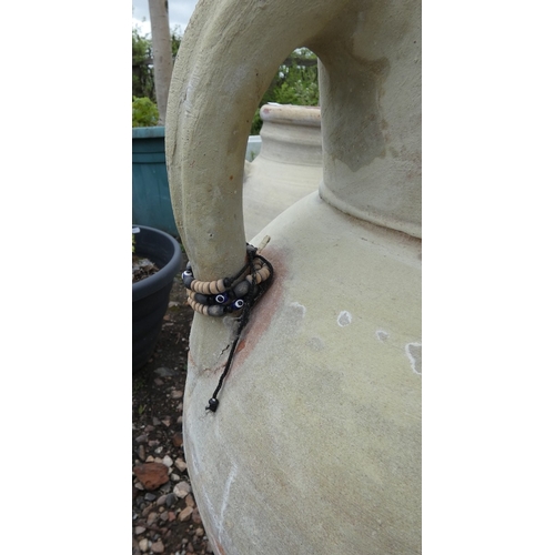 77 - Large terracotta urn - Approx H: 80cm