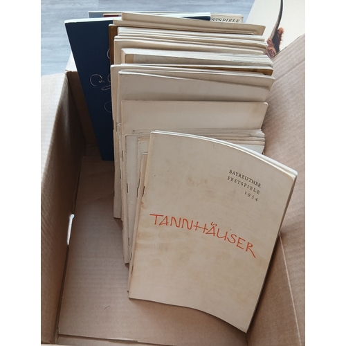 596 - Collection of German theatre programmes circa 1950's