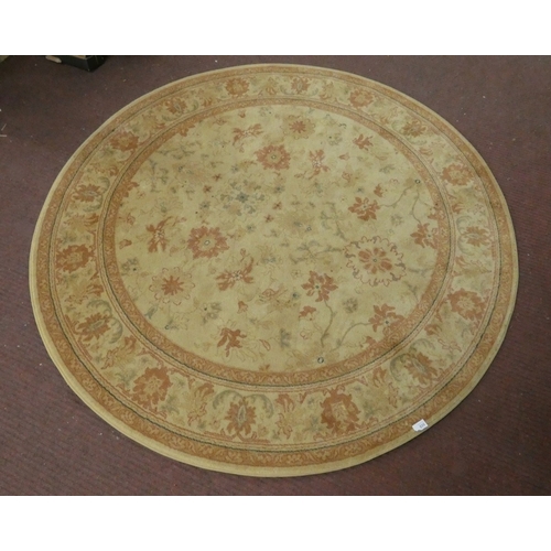 Round Cashmere rug - Approx D: 170cm