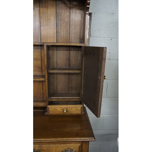 388 - Antique style oak dresser  - Approx W:175 cm D:50 cm H:203 cm