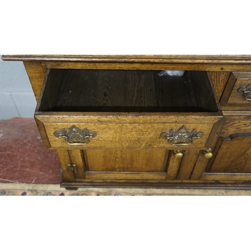388 - Antique style oak dresser  - Approx W:175 cm D:50 cm H:203 cm