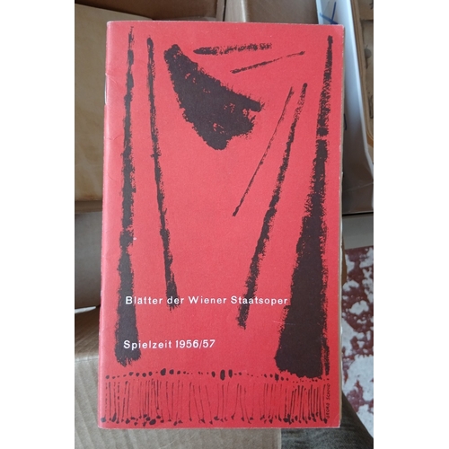 596 - Collection of German theatre programmes circa 1950's