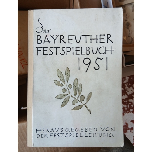 596 - Collection of German theatre programmes circa 1950's