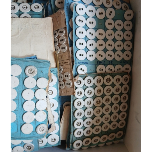 598 - Large collection of military buttons
