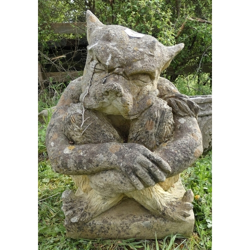 201 - Stone gargoyle - Approx 50cm
