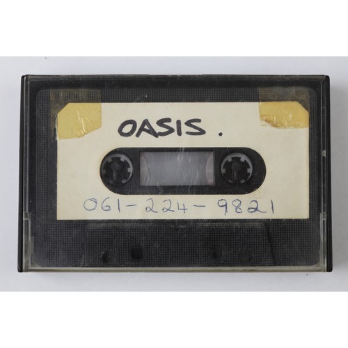 141 - EARLY OASIS DEMONSTRATION CASSETTE TAPE (c.1991) From the Patricia Connolly Collection An early Oasi...