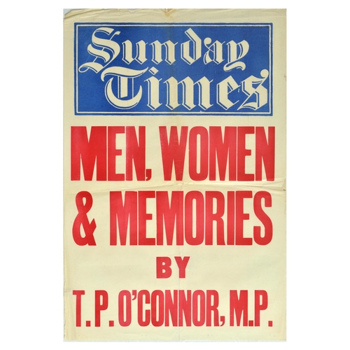 36 - Set Advertising Posters Newspaper Jack Wood Carter Oconnor Set of three original vintage nespaper ad... 