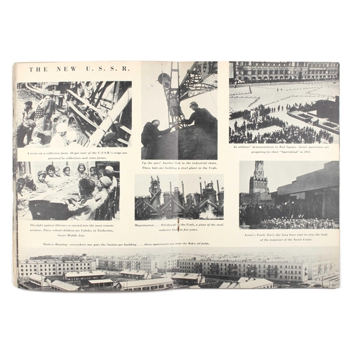 103 - Art Deco Brochure Intourist Seeing the USSR. Intourist brochure promoting travel to the USSR with co... 