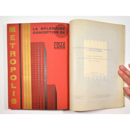 104 - Art Deco Book Cassandre Cappiello Metropolis Union Syndicale Maitres Imprimeurs Noel 1928. Original ... 