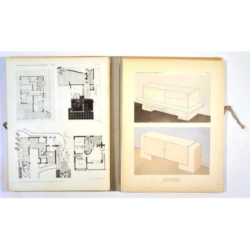 105 - Art Deco Folder Interior Design Repertoire Du Gout Moderne. Original vintage hardcover portfolio Rep... 