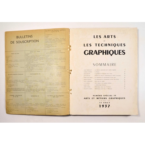 118 - Art Deco Magazine Cassandre Arts et Metiers Graphiques Graphic Art Magazine 1937 Special Edition No5... 