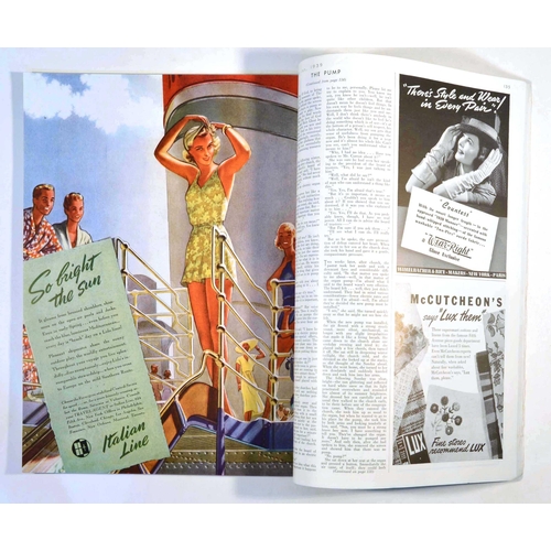 121 - Art Deco Magazine Cassandre Harpers Bazaar Fashion March 1939. Original vintage magazine Harper's Ba... 