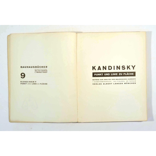 153 - Bauhaus Book Kandinsky Punkt und Linie zu Flache. Original vintage Bauhausbucher  book by Wassily Ka... 