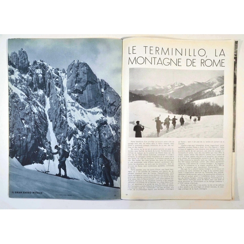 147 - Travel Magazine  Cervino Matterhorn Ski Italy ENIT Tourist Review 1935. Original vintage Monthly Tou... 