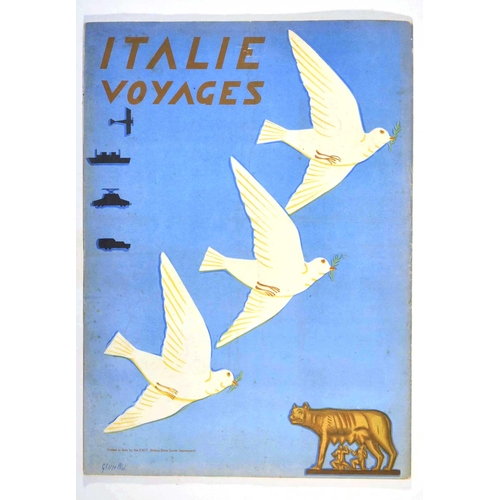 148 - Travel Magazine  Mussolini Italy ENIT Tourist Review 1935 Usellini. Original vintage Monthly Tourist... 