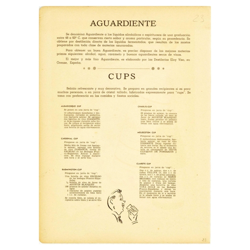 40 - Advertising Poster Princesa de Asturias Cider Alcohol Drink Princess. Original vintage advertising f... 