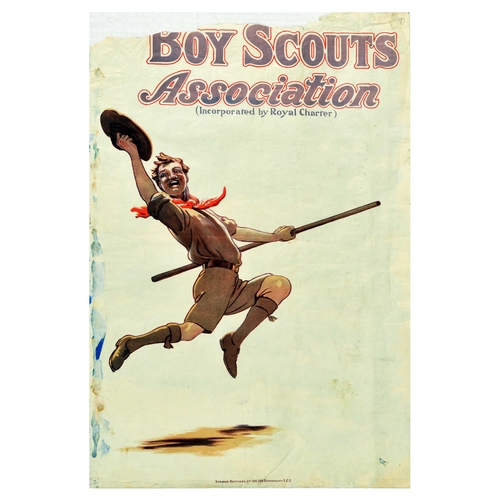 7 - Advertising Poster Boy Scout Association Scouts. Original vintage advertising poster for Boy Scouts ... 