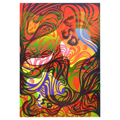 118 - Advertising Poster LSD Lothar Gunther Psychedelic Pipa Pop. Original vintage advertising poster LSD ... 