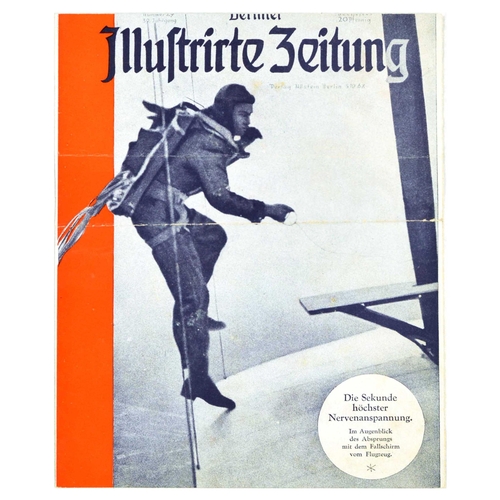 33 - Advertising Poster Set Kolnische Berliner Illustrierte Zeitung Zeppelin Woman Pilot. Set of 10 origi... 