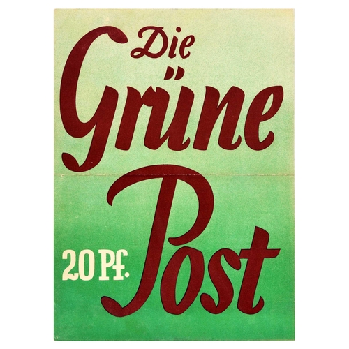 35 - Advertising Poster Set Uhu Kolnische Berliner Illustrierte Grune Post Magazine Vicki Baum Moscow Sai... 