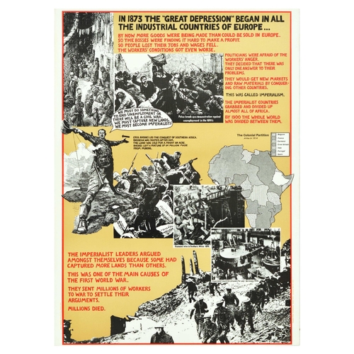 Propaganda Poster Great Depression Imperialism Cecil Rhodes Africa 