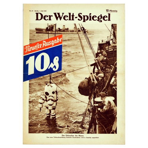 40 - Advertising Poster Set Der Welt Spiegel Baseball Rugby Leni Riefenstahl Tivoli Gymkhana. Set of 10 o... 