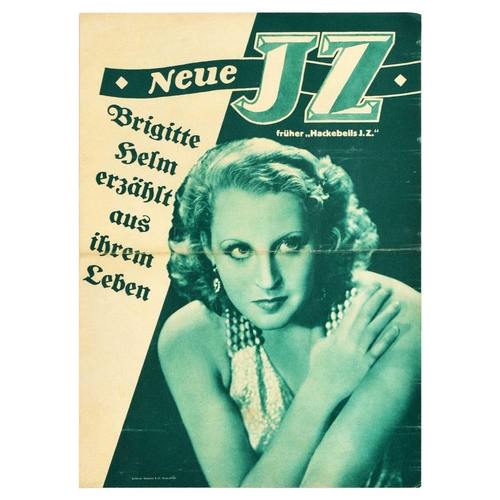 64 - Advertising Poster Set Hackebeils Berliner Illustrierte Zeitung Queen Marie Romania Brigitte Helm. S... 