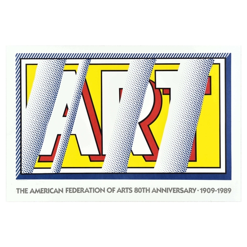 115 - Advertising Poster Art American Federation Pop Art. Original vintage advertising poster commemoratin... 